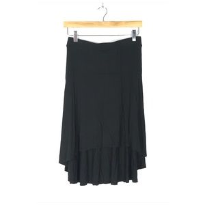 a new day Skirts - Black Hi Low Rayon Skirt a new day Skirts - Black Hi Low Rayon Skirt